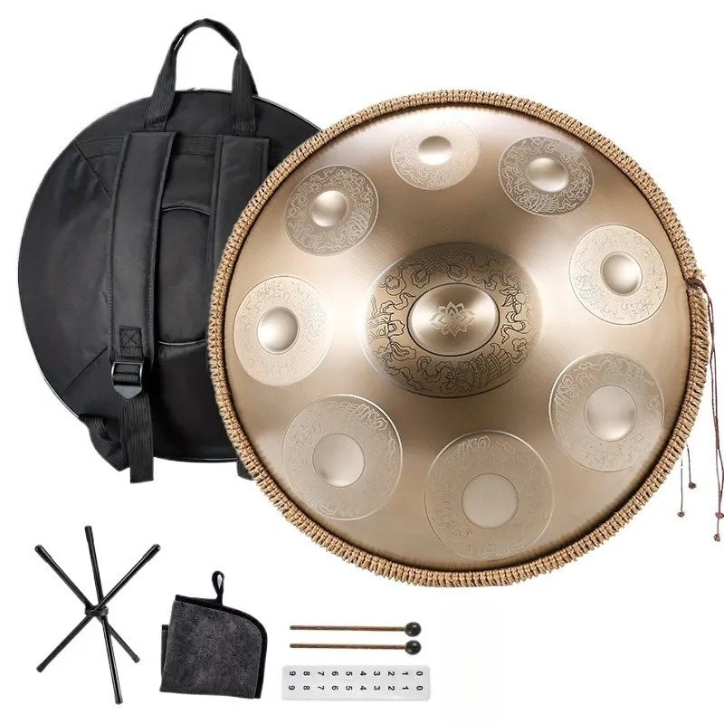 Musical Instrument Handpan - 18 Inches Stainless Steel HandPan G