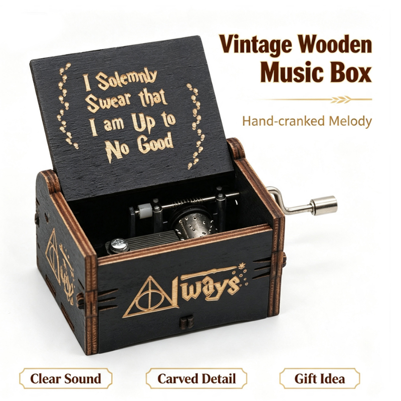 *HOT Hand Cranked Music Box Mu - Musical Instrument Handpan ulasan dan harga