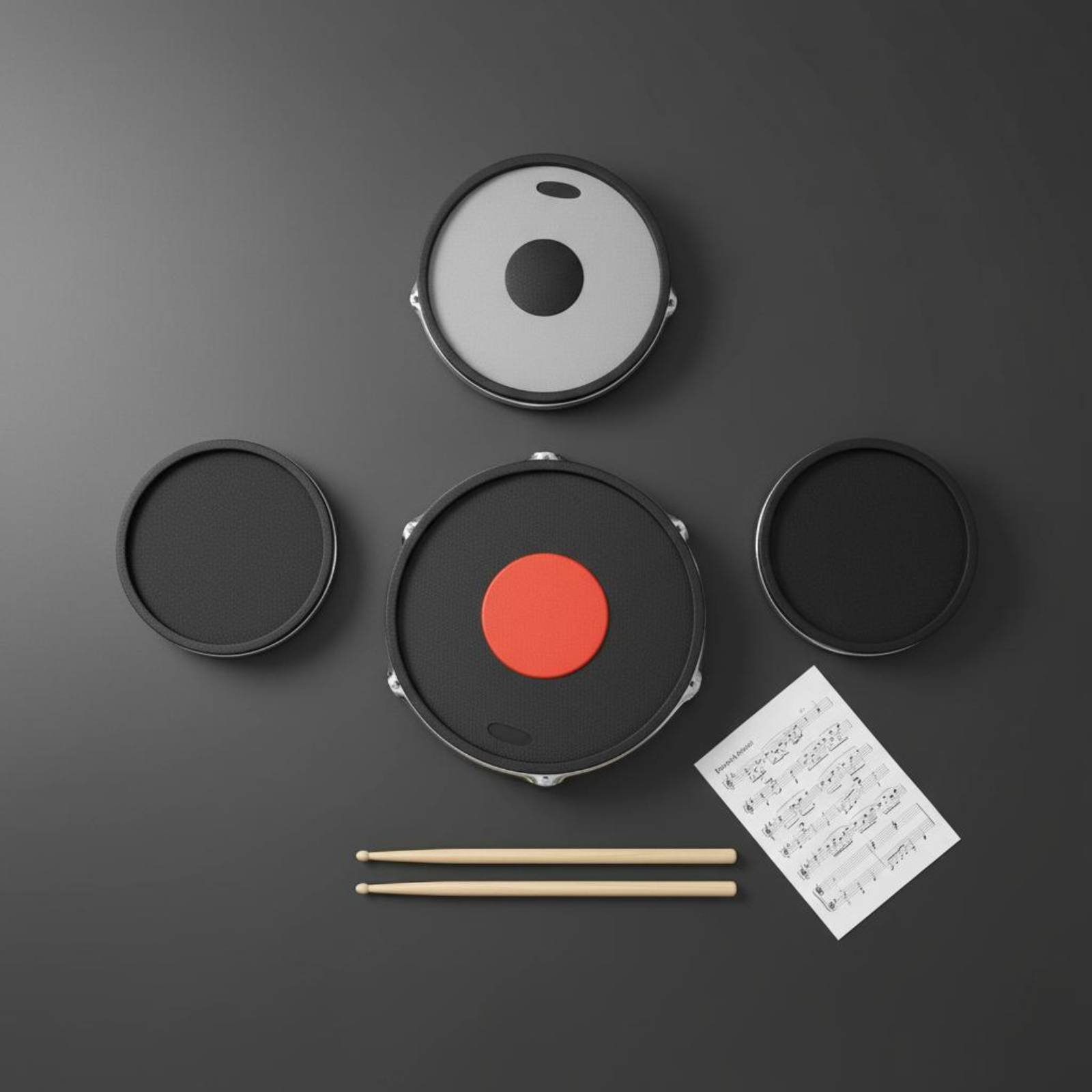 Rubber Drum and Cymbal Mutes N - Musical Instrument Drum ulasan dan harga