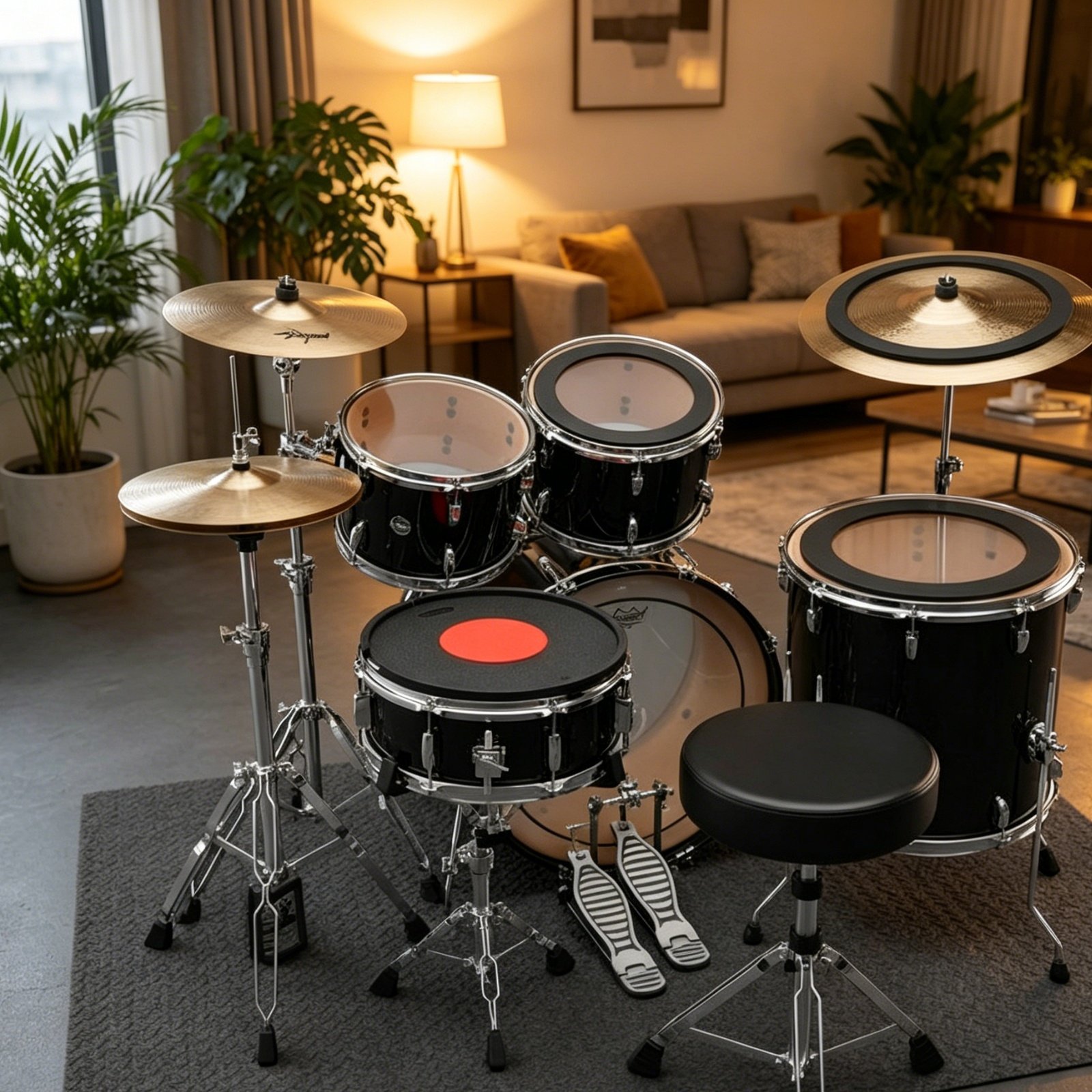 Rubber Drum and Cymbal Mutes N - Musical Instrument Drum ulasan dan harga
