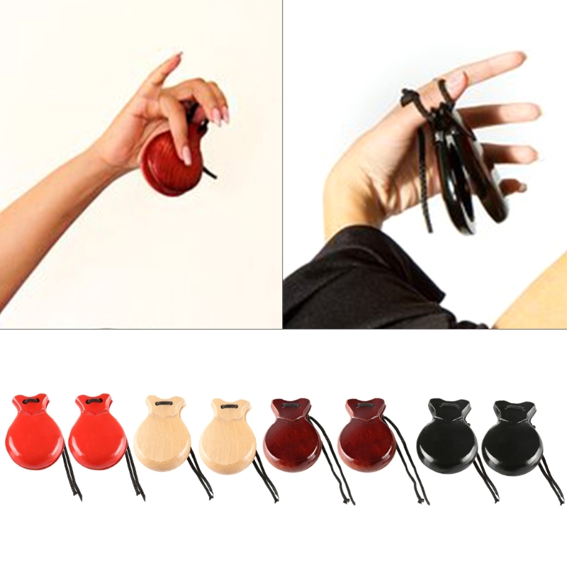 2Pcs Traditional Castanet Span - Musical Instrument Clapper ulasan dan harga