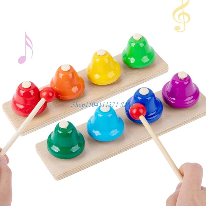 8 Note Handbells Desk Bells Co - Musical Instrument For Toddlers ulasan dan harga
