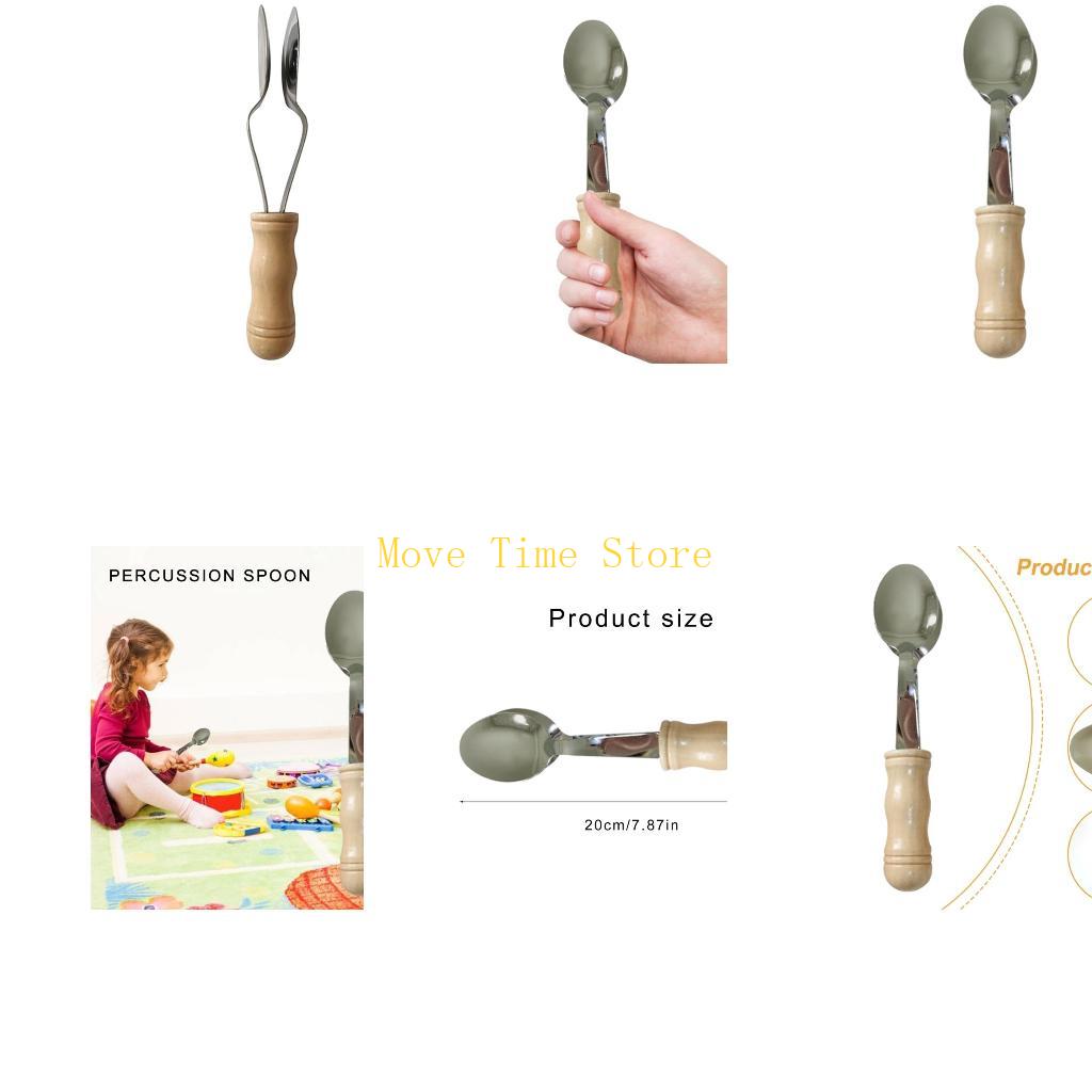 92ME Handle Music Spoon Instru - Musical Instrument Clapper ulasan dan harga