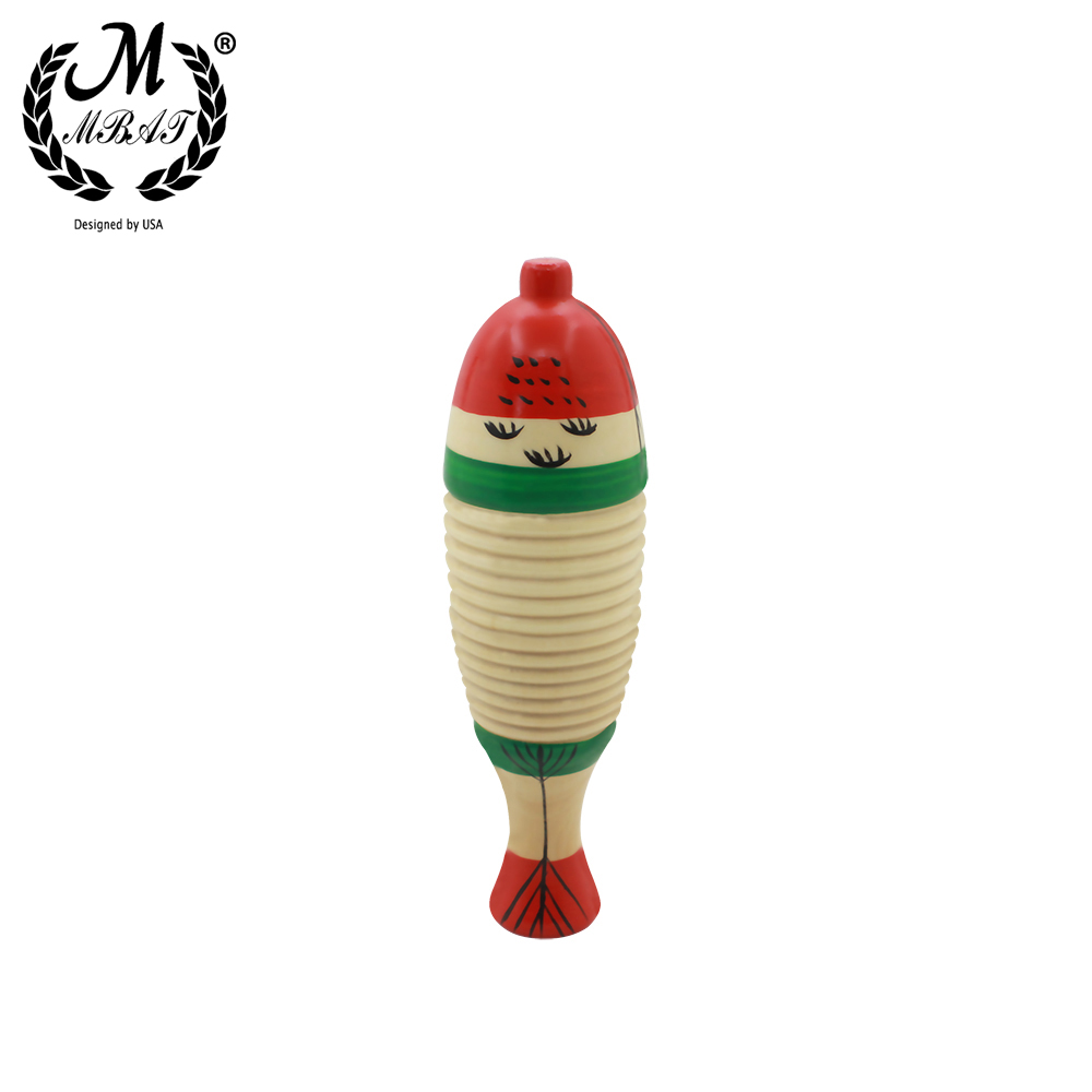 M MBAT Wooden Fish Toy Game Pe - Musical Instrument For Toddlers ulasan dan harga