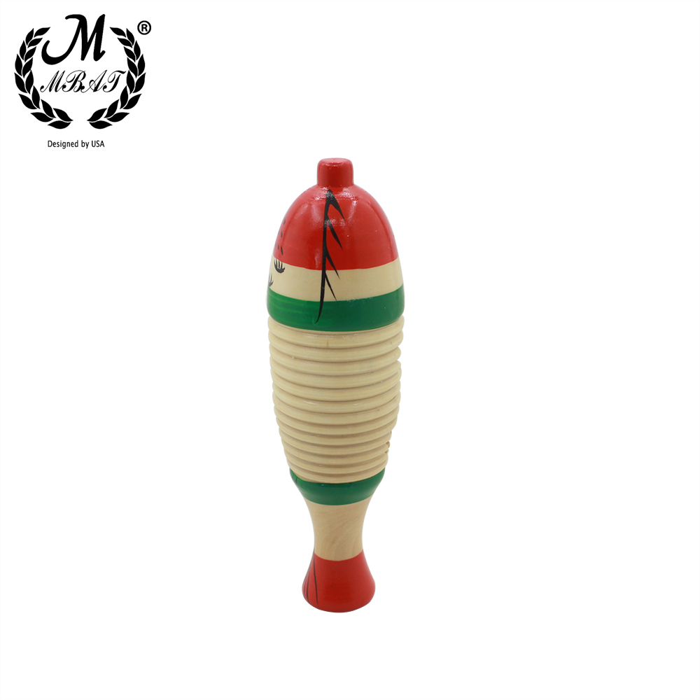 M MBAT Wooden Fish Toy Game Pe - Musical Instrument For Toddlers ulasan dan harga