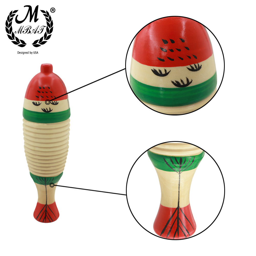 M MBAT Wooden Fish Toy Game Pe - Musical Instrument For Toddlers ulasan dan harga