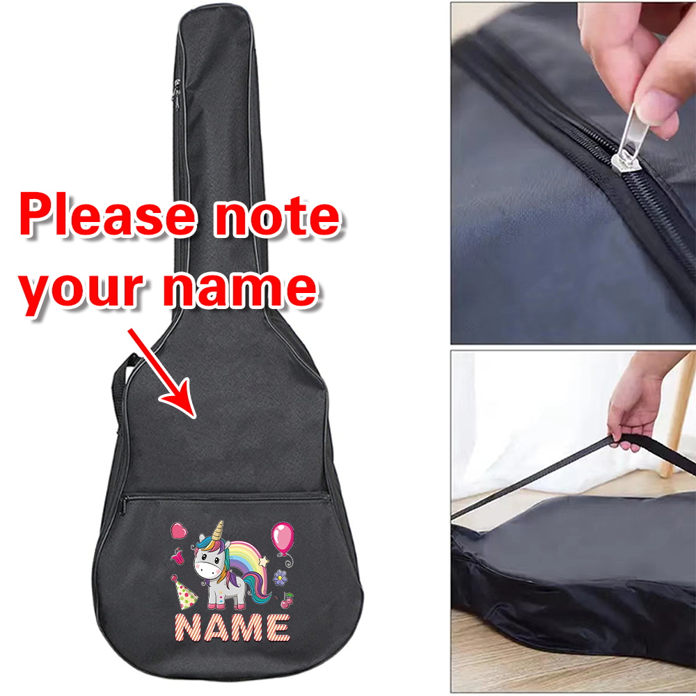 Customized Name Guitar Bag 36- - Musical Instrument And Names ulasan dan harga