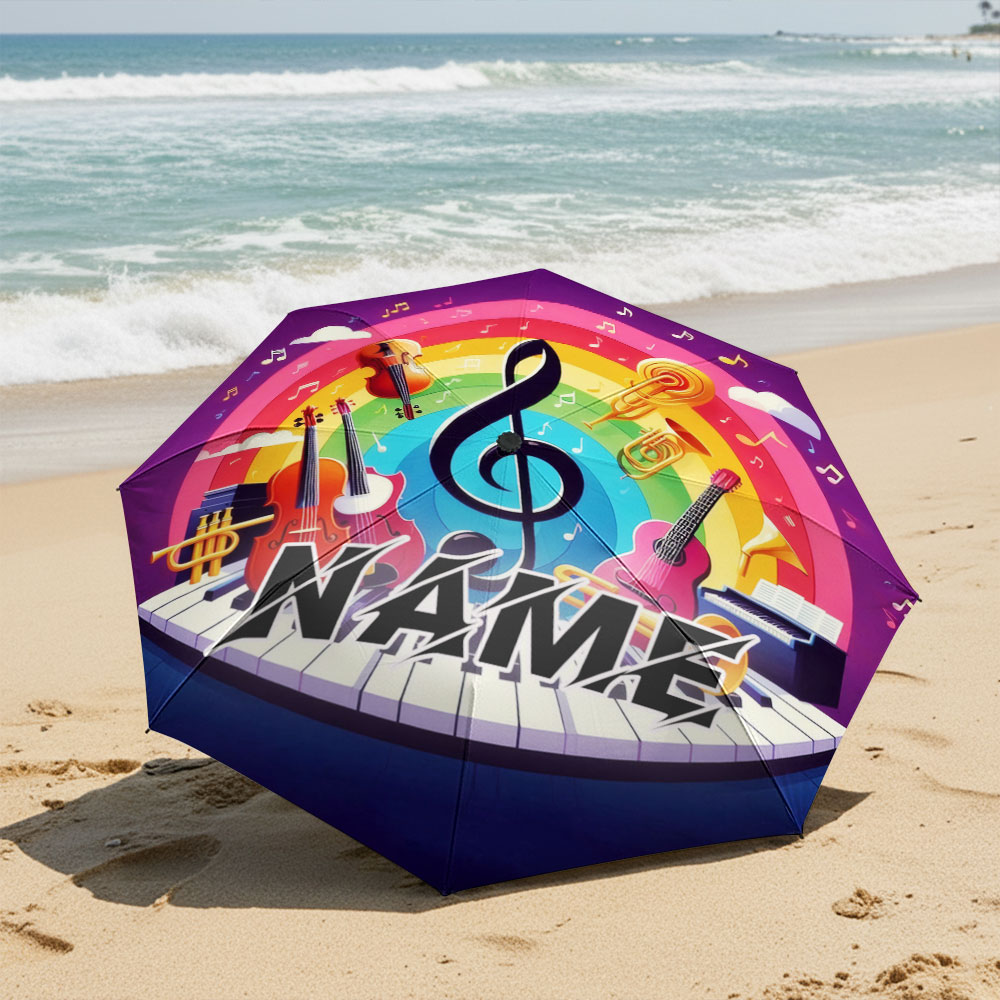 Custom Name umbrella, Music Th - Musical Instrument And Names ulasan dan harga