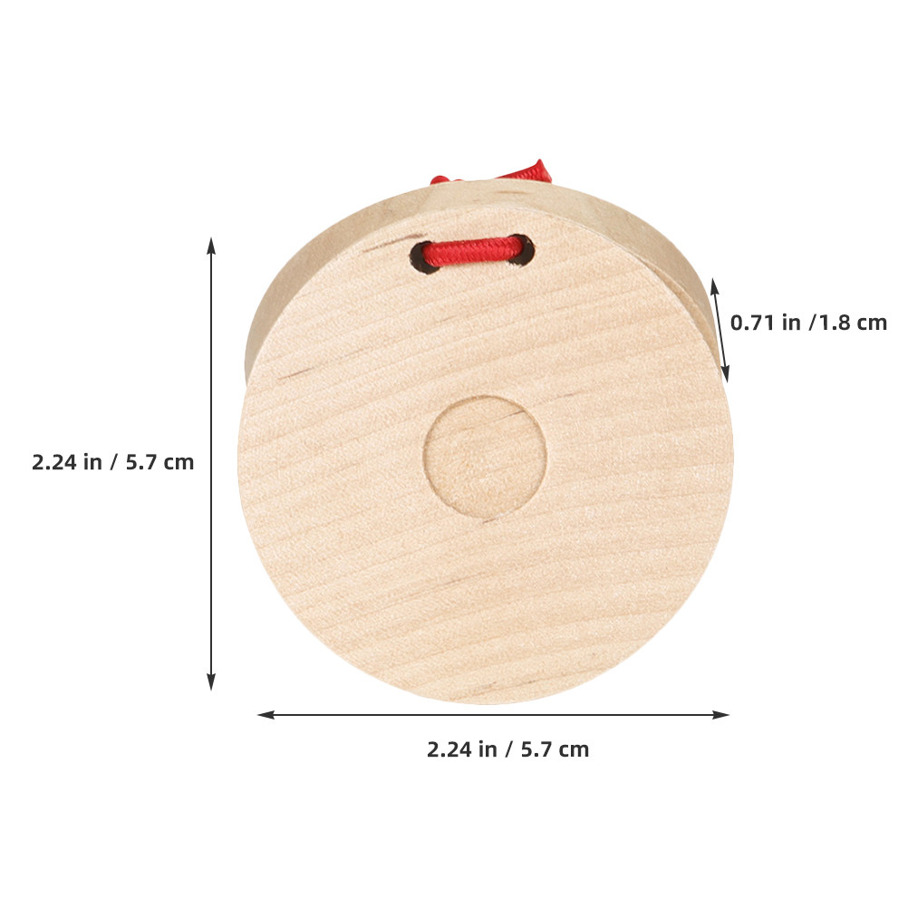 2Pairs Wooden Castanets Small  - Musical Instrument Clapper ulasan dan harga