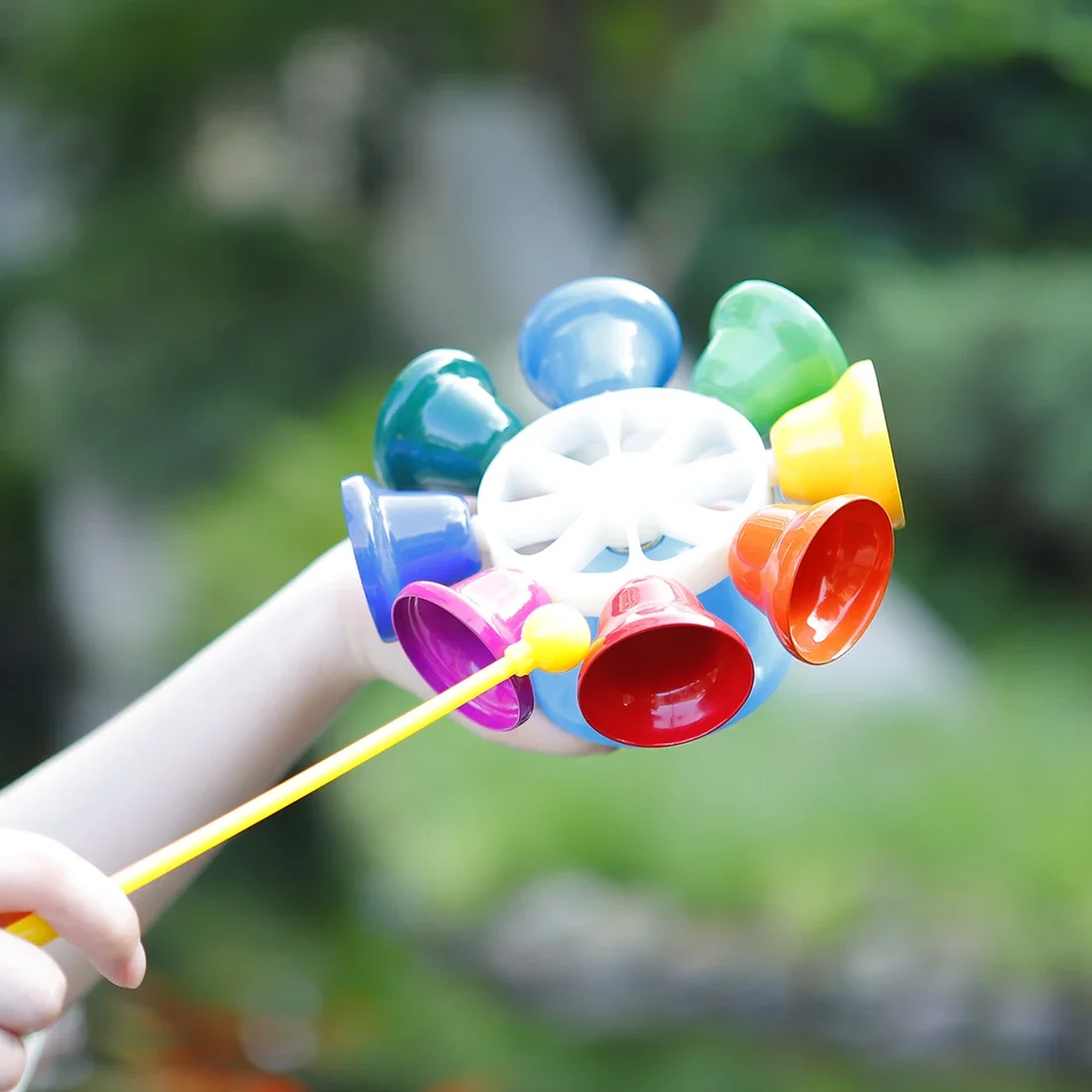 Orff 8-Note Hand Bell Rotating - Musical Instrument For Babies ulasan dan harga
