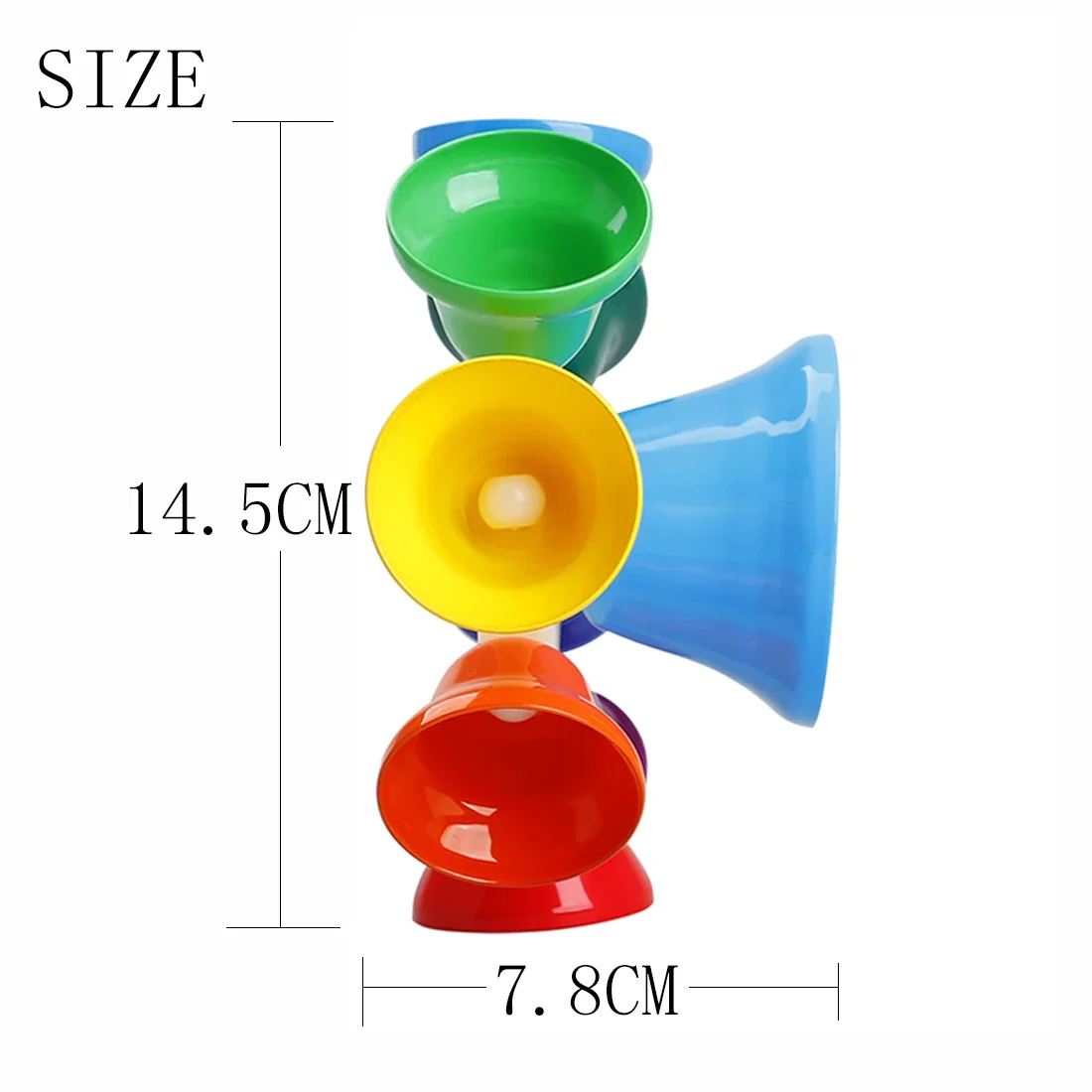 Orff 8-Note Hand Bell Rotating - Musical Instrument For Babies ulasan dan harga