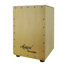 Colour Wood Hand Cajon Box Dru - Musical Instrument Drum ulasan dan harga