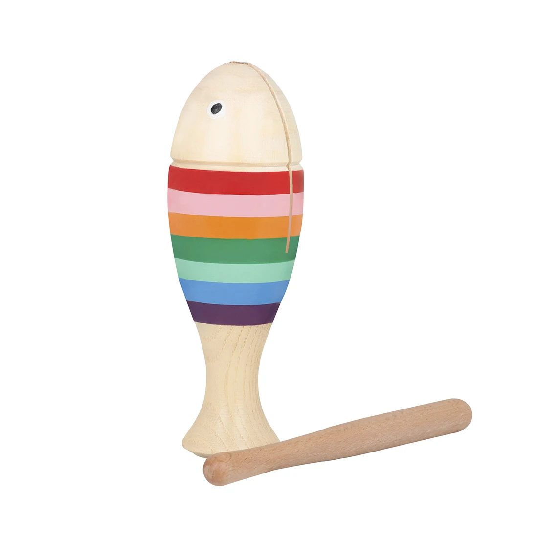 IRIN Rainbow Fish Orff Childre - Musical Instrument Clapper ulasan dan harga